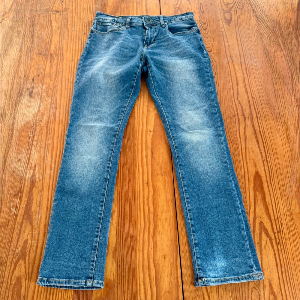 Aeropostale Aero Slim Straight Jeans Mens 28x30 Medium Wash Blue Denim